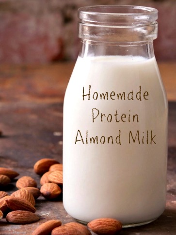 Homemade Protein Almond Milk Recipe