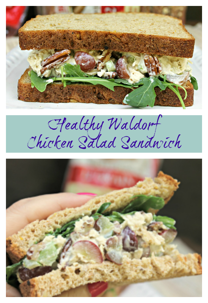 Healthy Waldorf Chicken Salad Sandwich Recipe