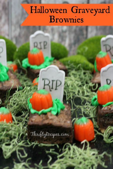 Halloween Graveyard Brownies Recipe